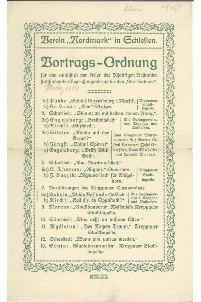 Náhledový obrázek Program koncertu - 1