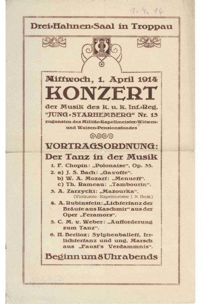 Náhledový obrázek Program koncertu - 1