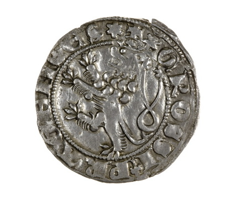 Náhledový obrázek Pražský groš Jana Lucemburského (1310 - 1346) avers|Pražský groš Jana Lucemburského (1310 -1246) revers - 2