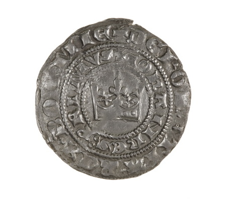 Náhledový obrázek Pražský groš Jana Lucemburského (1310 - 1346) avers|Pražský groš Jana Lucemburského (1310 -1246) revers - 1