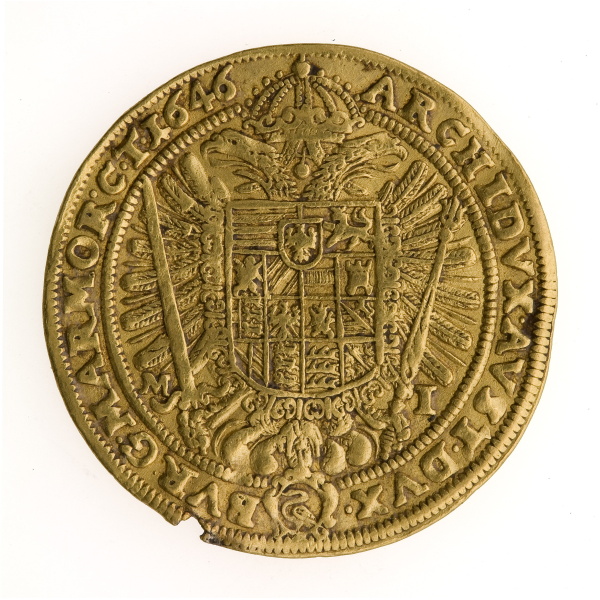 Náhledový obrázek Dvoudukát Ferdinanda III. (1627 - 1637) avers|Dvoudukát Ferdinanda III. (1627 - 1637) revers - 1