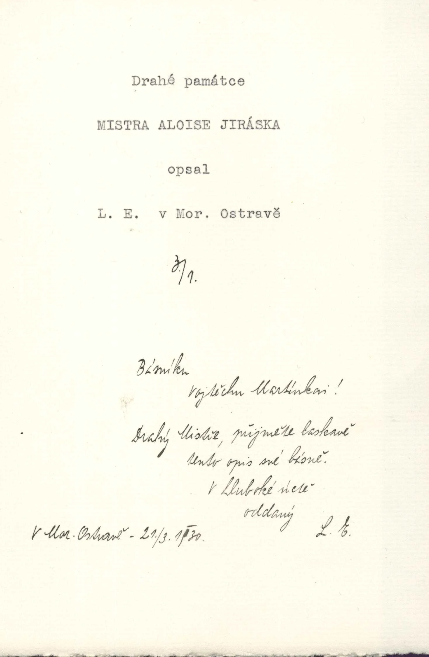Náhledový obrázek předmětu Alois Jirásek