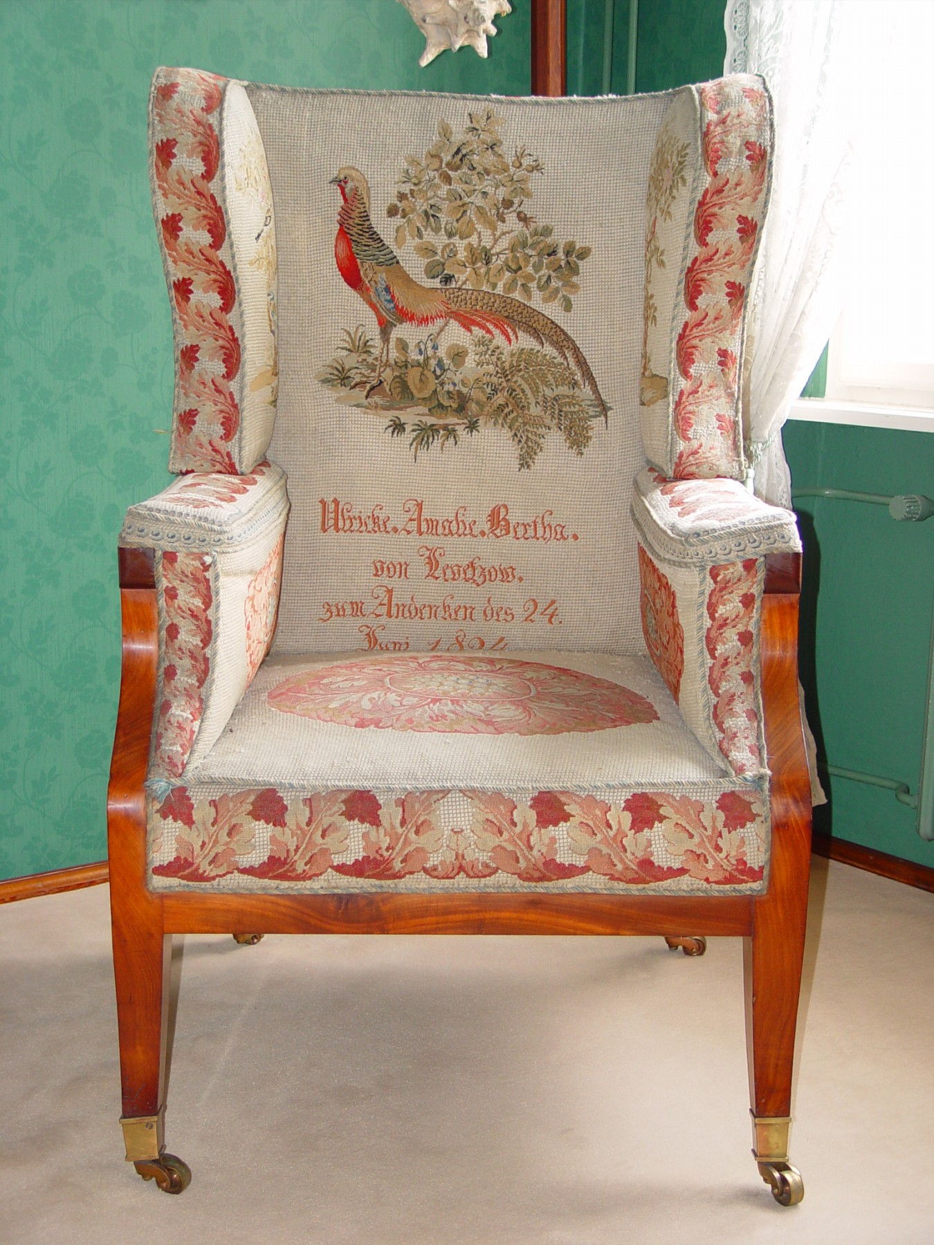 Náhledový obrázek Křesílko biedermeier - 1
