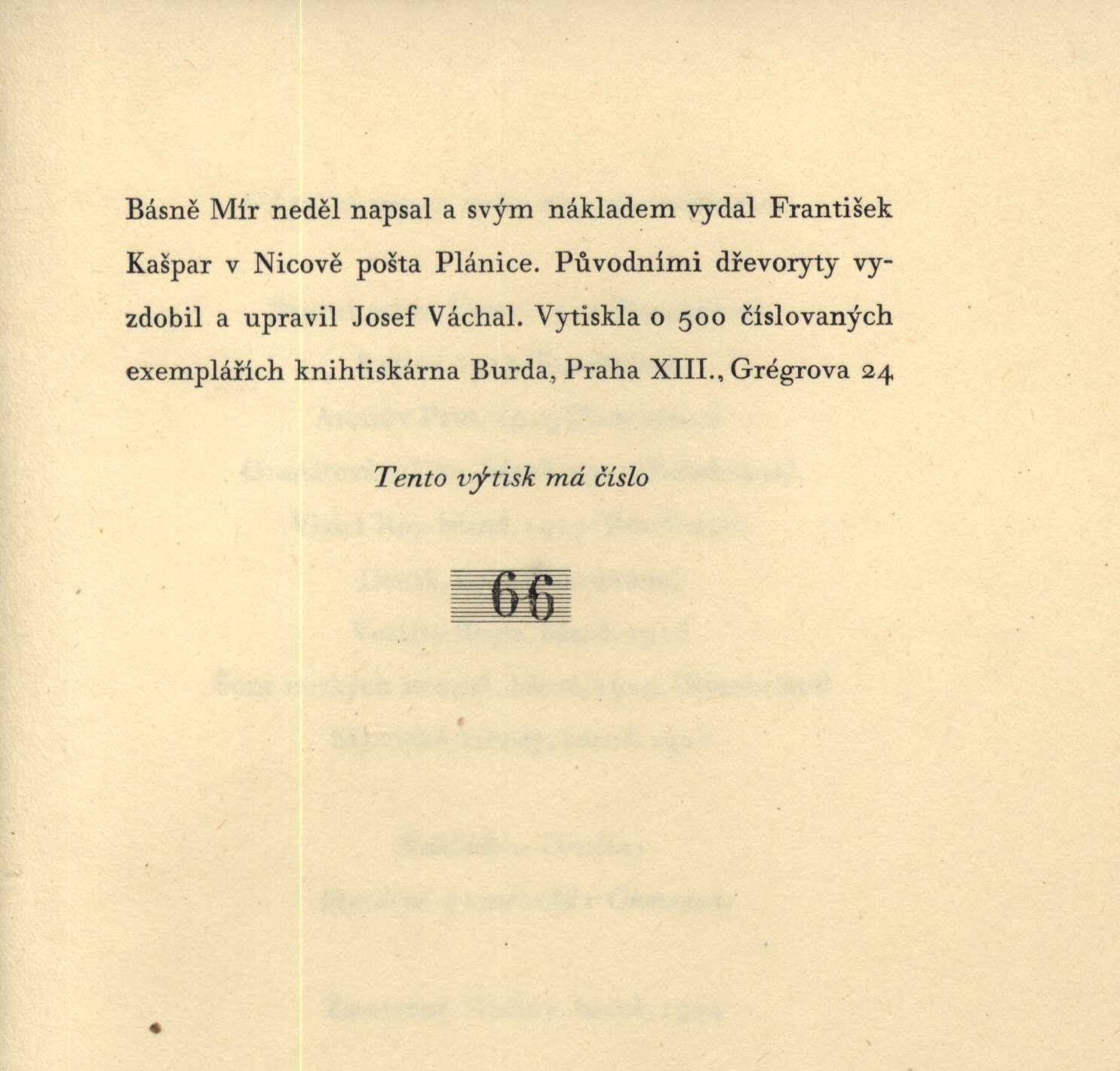 Náhledový obrázek Mír neděl - 3