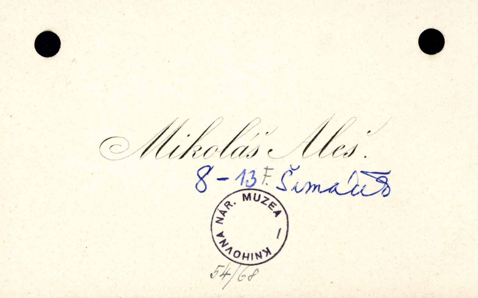 Náhledový obrázek Alšovo blahopřání bratrům Šimáčkům k Novému roku 1899 - 2