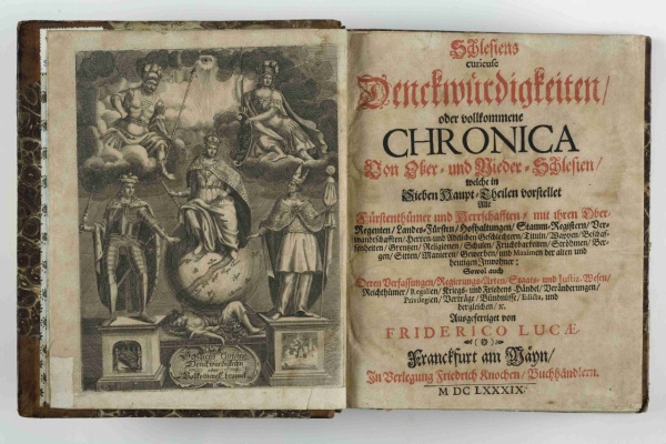 Náhledový obrázek Schlesiens curieuse Denckwürdigkeiten oder vollkommene Chronica von Ober- und Nieder-Schlesien welche sieben Haupt-Theilen vorstellet - 1