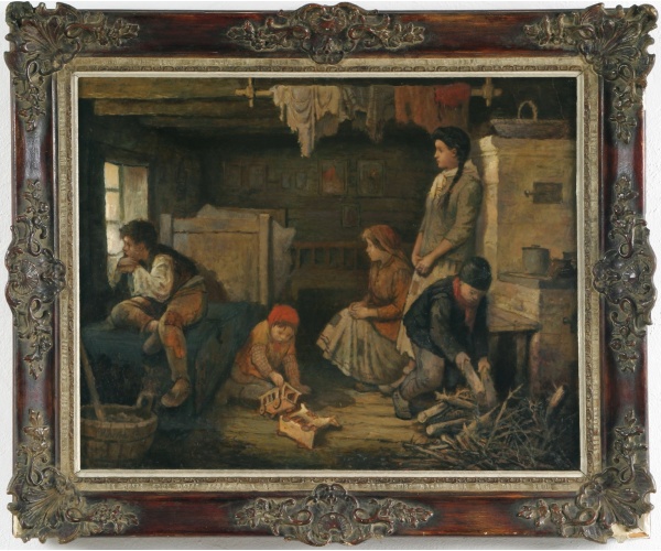 Náhledový obrázek Wünsche, Vilém: Maryčka Magdónova (olej na plátně) - 1