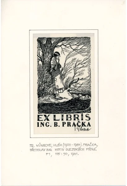 Náhledový obrázek předmětu Ex libris pro Břetislava Pračku