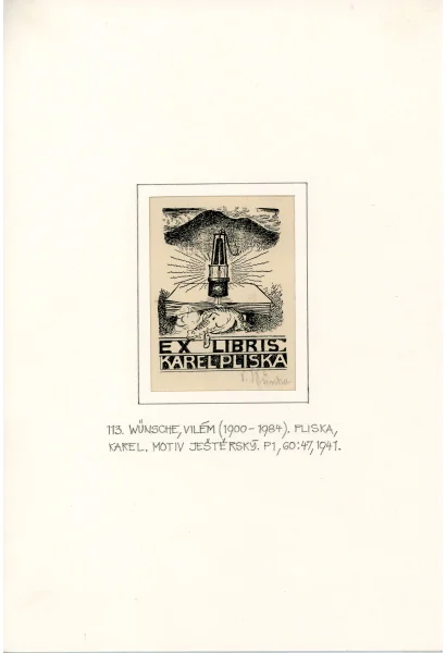 Náhledový obrázek předmětu Ex libris pro Karla Plisku