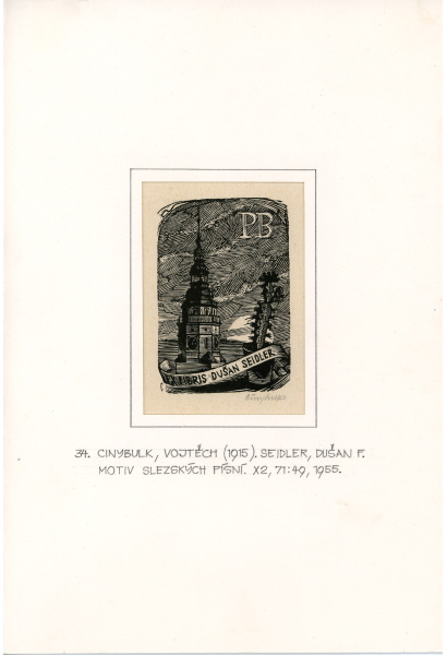 Náhledový obrázek Ex libris pro Dušana F. Seidlera - 1