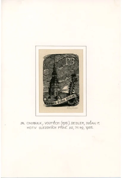 Náhledový obrázek předmětu Ex libris pro Dušana F. Seidlera