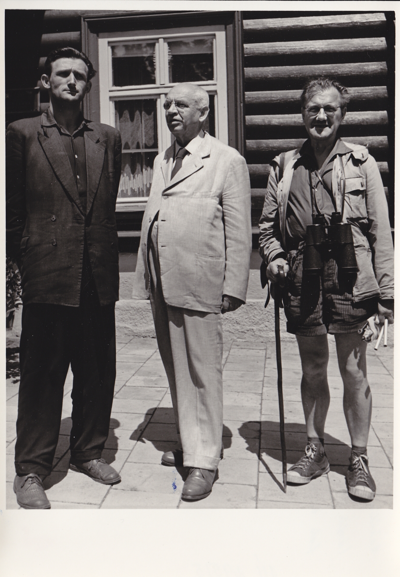 Náhledový obrázek Fotografie - Prof. Ferdinand Pax na návštěvě Slezského ústavu - 6