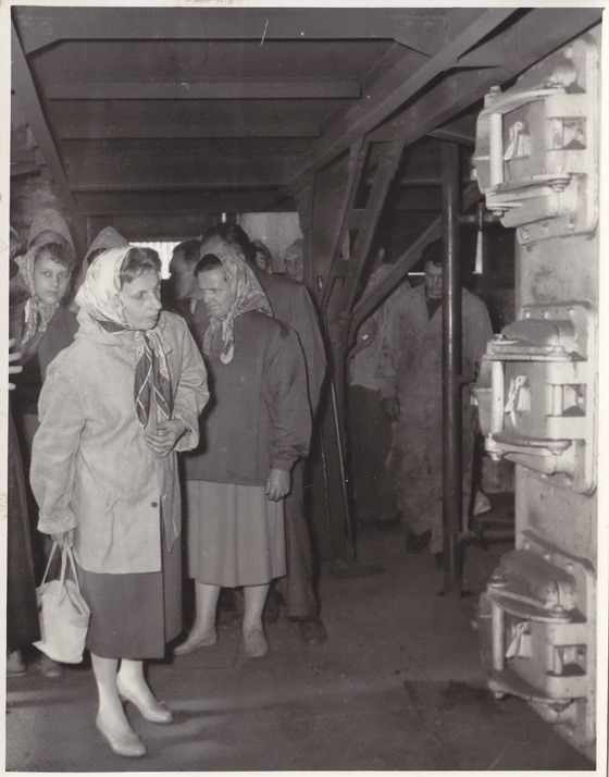 Náhledový obrázek Fotografie - pracovníci SÚ na exkurzi, 1960 - 8